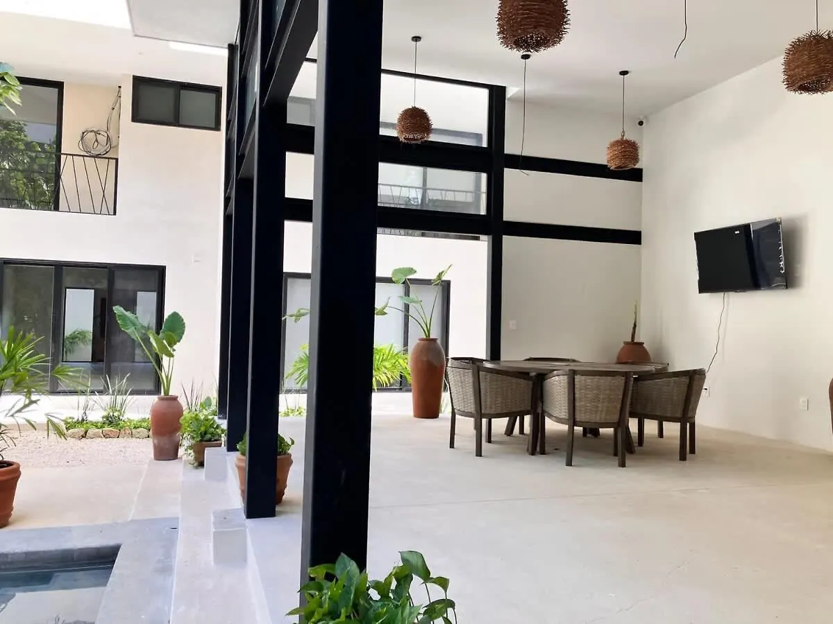 Near Beach New Ximbal Tulum 4 Guest Pool Fast Wifi 公寓
