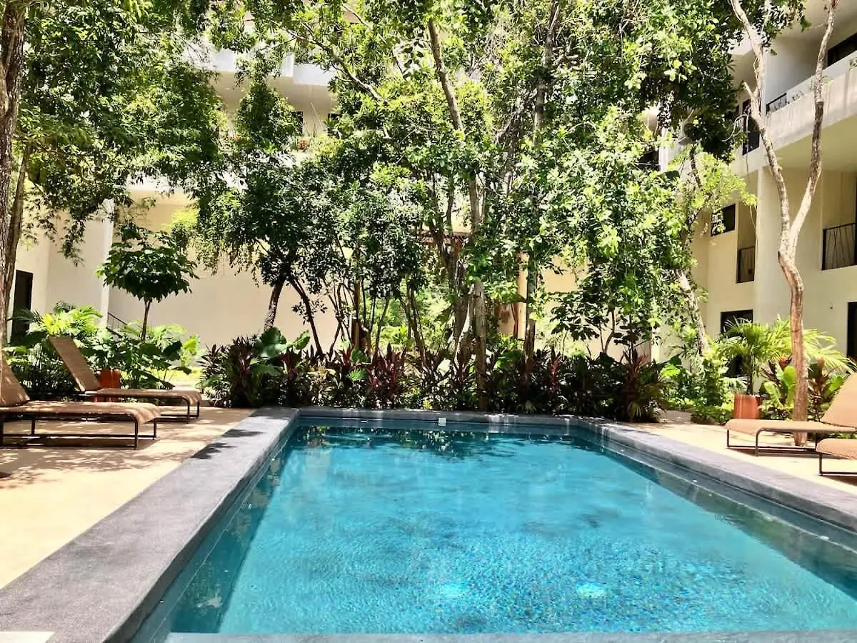 Near Beach New Ximbal Tulum 4 Guest Pool Fast Wifi 墨西哥