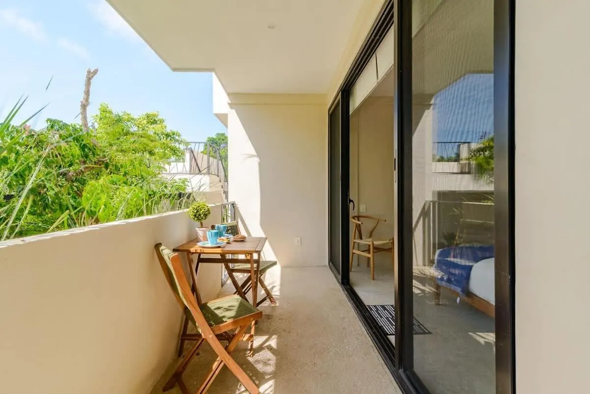 公寓 Near Beach New Ximbal Tulum 4 Guest Pool Fast Wifi 墨西哥